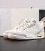 Jordan 3 Craft Ivory Reps with retail-style box and accessories