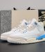 Jordan 3 Lucky Shorts Reps with box and white leather upper