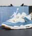 Jordan 4 Denim Worn Blue Reps with box and washed denim upper