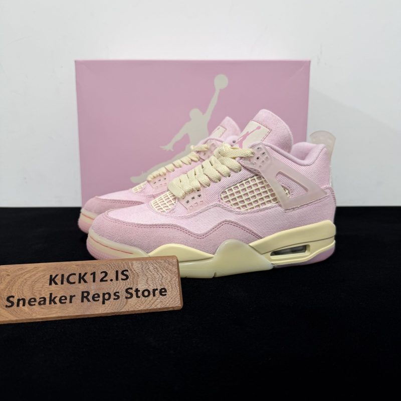 Air Jordan 4 Iced Carmine Reps with box