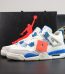Jordan 4 Military Blue 2012 Reps with retail-style box 308497-105