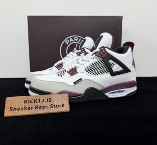 Jordan 4 PSG Reps with box