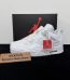 Jordan 4 Pure Money Reps with box displayed on table
