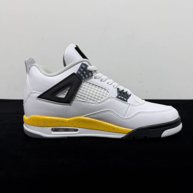 Inside view of Jordan 4 Rare Air Tour Yellow Reps