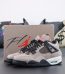 Jordan 4 Taupe Haze reps with shoebox and cracked brown suede upper