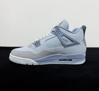 Inside view of Jordan 4 UNC PE Reps with mesh panel details
