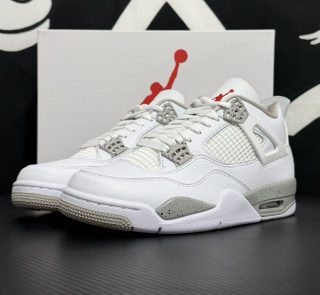 Air Jordan 4 White Oreo (Cost-Effective Version)