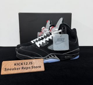 Jordan 5 Black Metallic Reimagined Reps with box