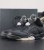 Jordan 5 Off Noir Reps with retail-style box and black design