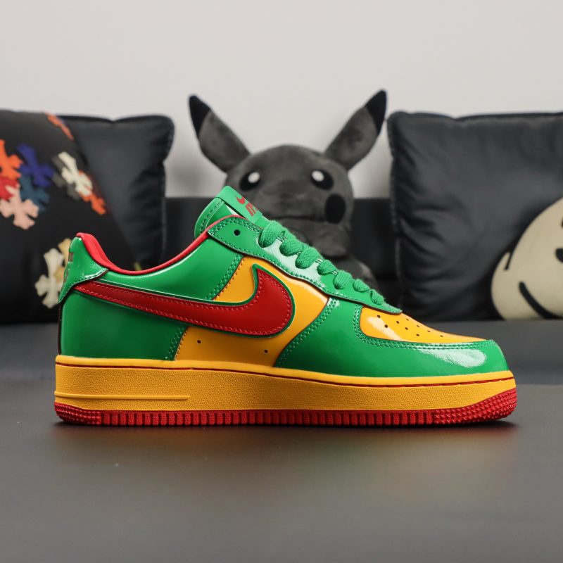 Inner side of Lil Yachty Air Force 1 reps with Concrete Boys branding