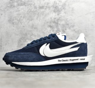 Fragement × sacai × Nike LDWaffle "Blackended Blue" Reps