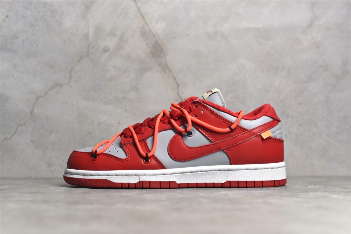 Nike Dunk Low Off-White University Red Replicas