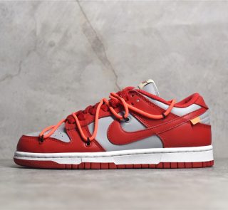 Nike Dunk Low Off-White University Red Replicas