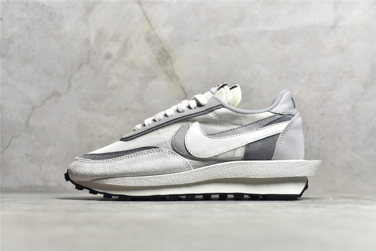 Sacai × Nike LDV Waffle Grey White Reps