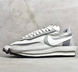 Sacai × Nike LDV Waffle Grey White Reps - Image 3