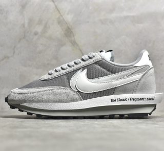 Fragement × sacai × Nike LDWaffle "Light Smoke Grey" Reps