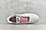 A BATHING APE Bape Sta Low White and Red - Image 6