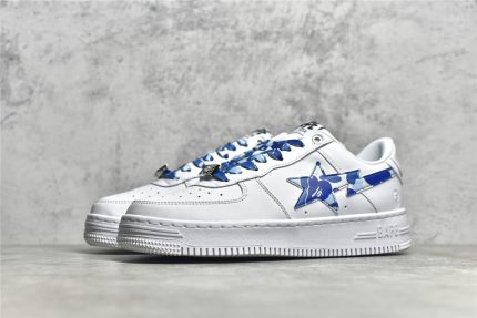 A BATHING APE Bape Sta ABC Camo Low White Blue - Image 3