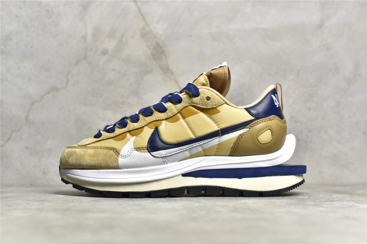 Sacai × Nike VaporWaffle "Sesame and Blue Void" Replicas