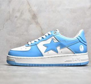 Bapesta Blue White Reps