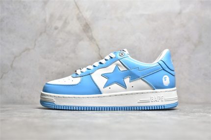 Bapesta Blue White Reps