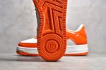 A Bathing Ape Bapesta White Orange Reps - Image 9