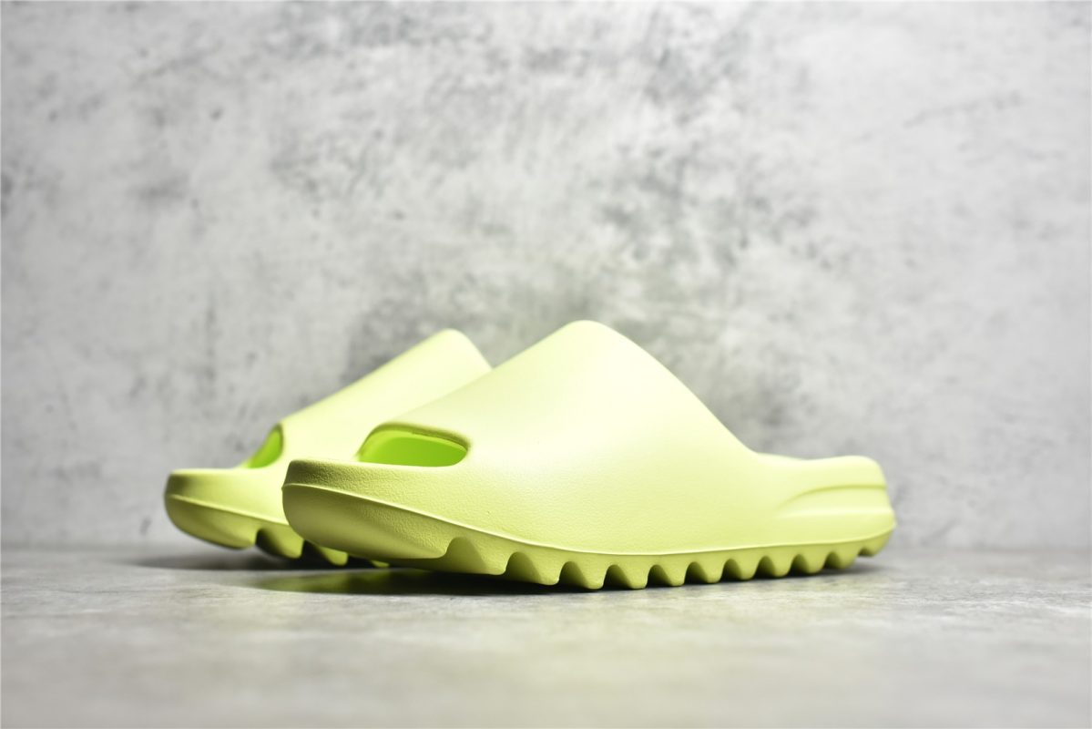 UA Yeezy Slide "Glow Green" Reps - Image 3