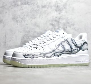 UA Air Force 1 Low QS Skeleton White Grey Reps - Image 3