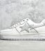 Bapesta Gray White Reps