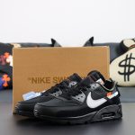 Off White Air Max 90 Reps with The Ten box and signature black colorway