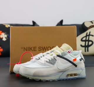 Off White x Nike Air Max 90 White The Ten Reps