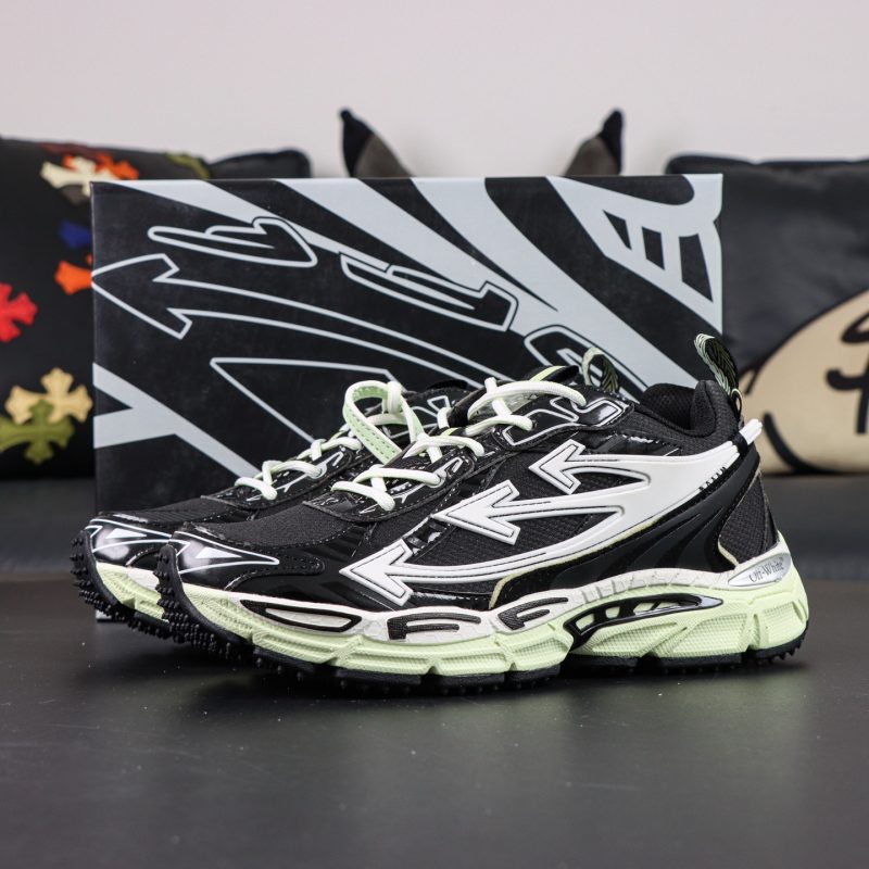 Off White Be Right Back Black Green Reps with box