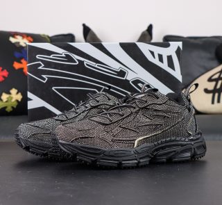 Off White Be Right Back Black Sequin Reps with box