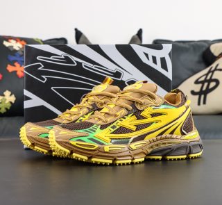 Off White Be Right Back Black Yellow Reps with box