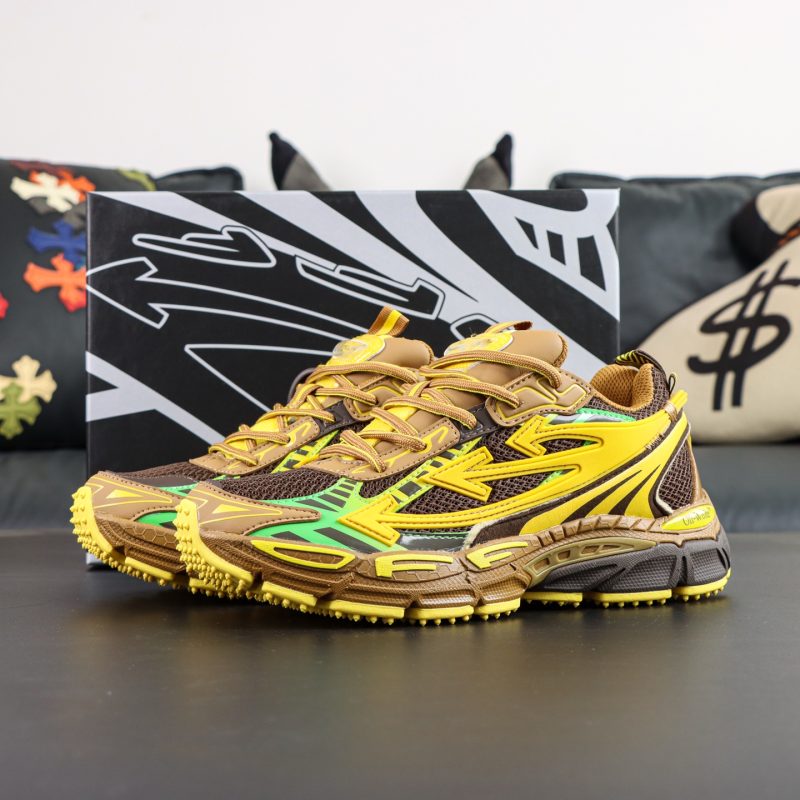 Off White Be Right Back Black Yellow Reps with box