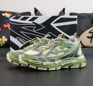 Off White Be Right Back Olive Grey Reps with box