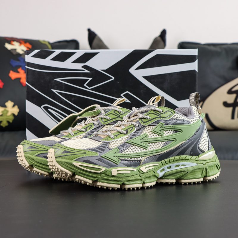 Off White Be Right Back Olive Grey Reps with box