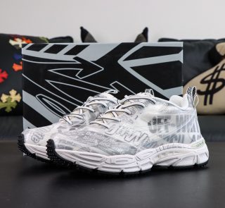 Off White Be Right Back White Print Reps with box