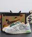 Off White Dunk Lot 42 with grey and black upper and box