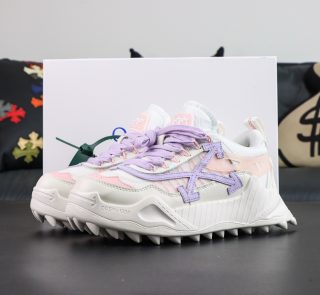 Off White ODSY 100 White Purple Pink Reps with box