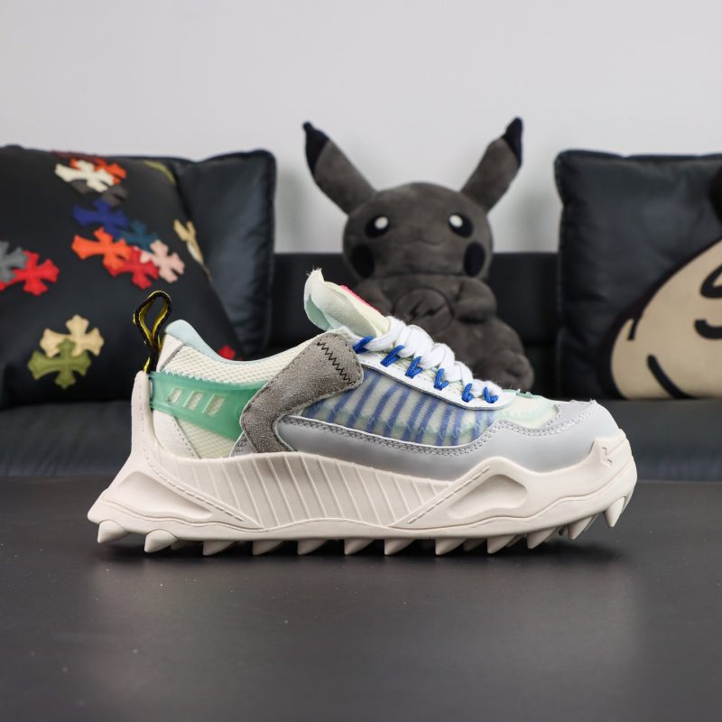 Inside view of Off White ODSY White Green Reps