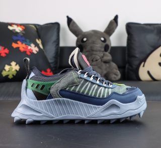 Inside view of Off White ODSY Yellow Blue Reps