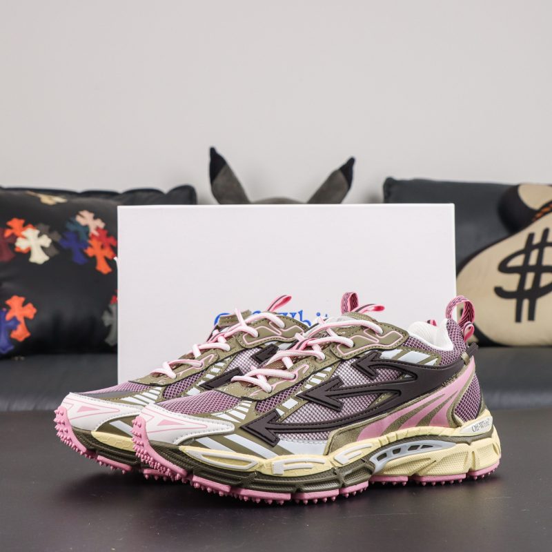 OFF-WHITE Ow Be Right Back Pink Green