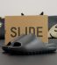 Yeezy Slide Onyx Reps with box and matte black finish